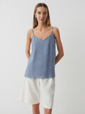 MAISON DAVID top3F_linen серо-голубой