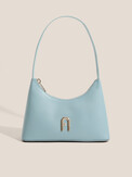 FURLA FURLA DIAMANTE MINI SHOULDER BAG голубой