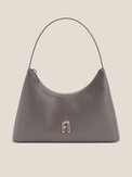 FURLA FURLA DIAMANTE S SHOULDER BAG коричнево-серый