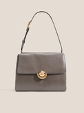 FURLA FURLA DOMUS S SHOULDER BAG 27 коричнево-серый