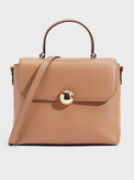 FURLA FURLA MOONLIGHT S TOP HANDLE светло-коричневый