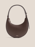 FURLA FURLA DELIZIA MINI SHOULDER BAG шоколадный