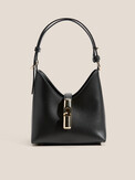 FURLA FURLA IRIDE MINI HOBO черный