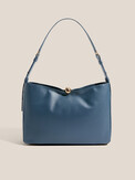 FURLA FURLA SFERA SOFT L SHOULDER BAG серо-синий