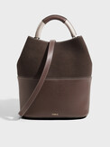 FURLA FURLA SFERA S BUCKET BAG 26 темно-коричневый