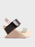 UNITED NUDE DELTA WEDGE SANDAL темно-коричневый