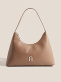 FURLA FURLA DIAMANTE S SHOULDER BAG темно-бежевый