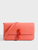 FURLA FURLA IRIDE S CROSSBODY коралловый