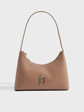 FURLA FURLA DIAMANTE MINI SHOULDER BAG темно-бежевый