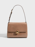FURLA FURLA DOMUS S SHOULDER BAG 27 пыльно-коричневый
