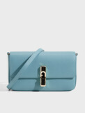 FURLA FURLA IRIDE S CROSSBODY серо-голубой