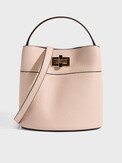 FURLA FURLA AMELIA MINI BUCKET BAG бежево-розовый