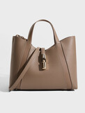 FURLA FURLA GOCCIA S TOTE серо-коричневый