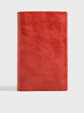 MAISON DAVID PASSPORT COVER бледно-красный