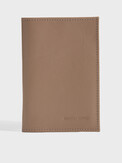 MAISON DAVID PASSPORT COVER серо-бежевый