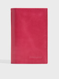 MAISON DAVID PASSPORT COVER ярко-розовый