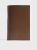 MAISON DAVID PASSPORT COVER серо-коричневый