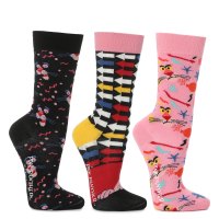 HAPPY SOCKS 3-PACK PINK PANTHER SOCK BOX XPAN08 черный