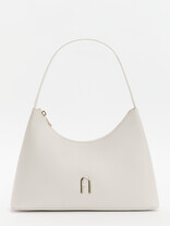 FURLA FURLA DIAMANTE S SHOULDER BAG молочно-белый