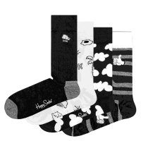 HAPPY SOCKS 4-Pack Black And White Socks Gift Set XBWH09 черный