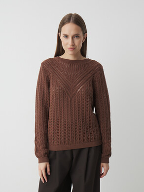 Свитеры/водолазки/джемперы MAISON DAVID MLY24-100 КОРИЧНЕВЫЙ - купить в Москве | 4521787