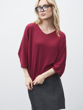 Свитеры/водолазки/джемперы MAISON DAVID 2024-153 ВИШНЕВЫЙ - купить в Москве | 4601861