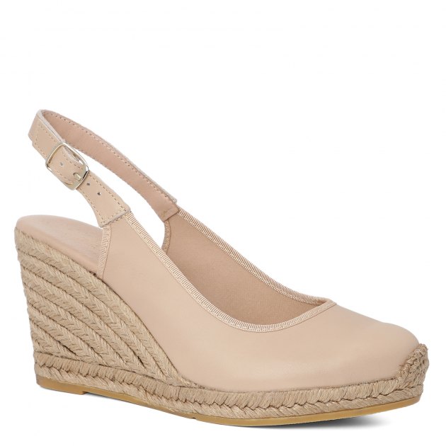 Босоножки LA MAISON DE L'ESPADRILLE, Артикул RV299LUXPIEL, розово-бежевый | 1479410. Ракурс 1