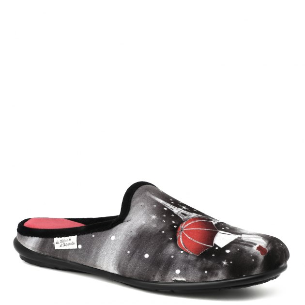 Женская домашняя обувь LA MAISON DE L'ESPADRILLE, Артикул RV9038, темно-серый | 1705122. Ракурс 1