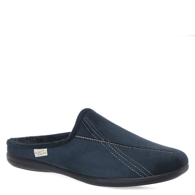 Мужская домашняя обувь LA MAISON DE L'ESPADRILLE, Артикул RV6724, темно-синий | 1705266. Ракурс 1