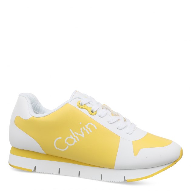 Женские кроссовки CALVIN KLEIN JEANS, Артикул TALINE, желтый | 1838876. Ракурс 1