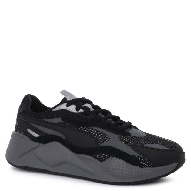 Кроссовки PUMA RS-X3 PUZZLE 371570 ЧЕРНЫЙ - купить в Москве | 2245528
