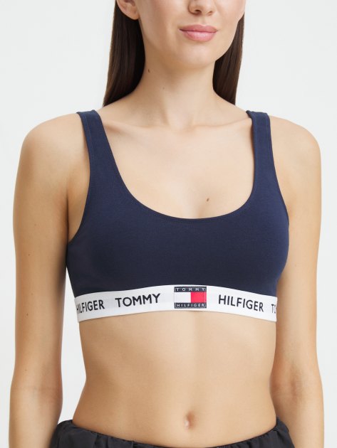 Женский топ TOMMY HILFIGER BRALETTE, Артикул UW0UW02225, темно-синий | 2293476. Ракурс 1 Женский топ TOMMY HILFIGER BRALETTE, Артикул UW0UW02225, темно-синий | 2293476. Ракурс 1