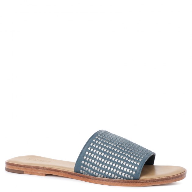 Женские шлепанцы DRAGON, Артикул INTERLACED V SANDAL, синий | 2342911. Ракурс 1