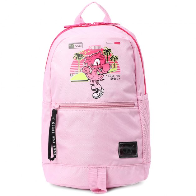 ryukzak puma puma x sega backpack dlya devochek artikul 077452 rozovyj