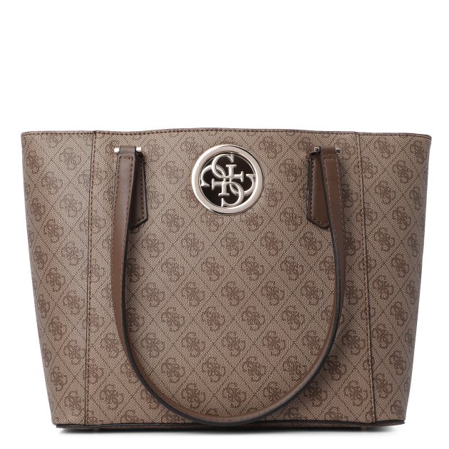 Женская сумка тоут GUESS OPEN ROAD (SG), Артикул HWSG7186240, светло-коричневый | 2393856. Ракурс 1