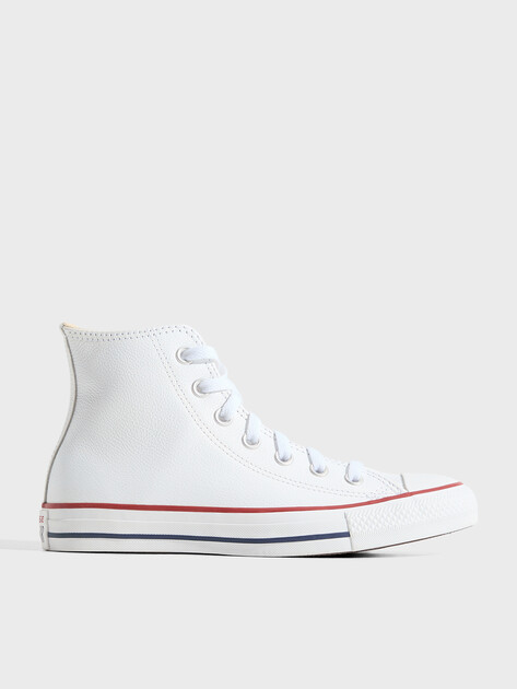 Высокие кеды CONVERSE Chuck Taylor All Star Leather, Артикул 132169, белый | 2418205. Ракурс 1