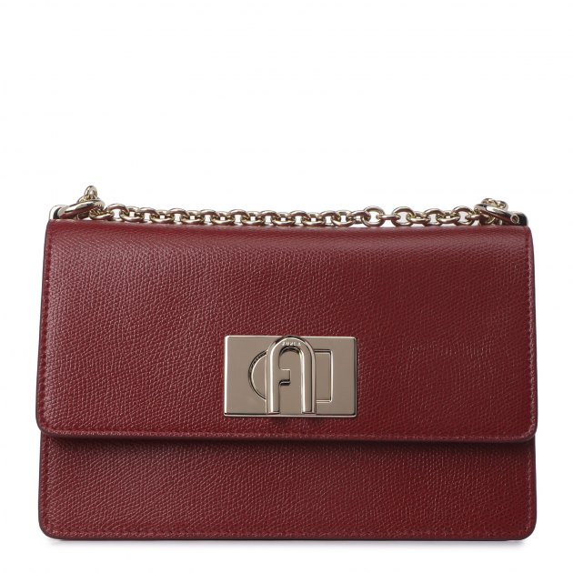 Женская сумка через плечо кросс-боди FURLA, Артикул FURLA 1927 MINI CROSSBODY 20, бордовый | 2426917. Ракурс 1