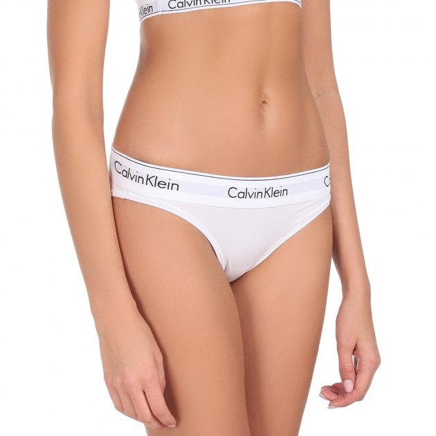 Женские трусы CALVIN KLEIN BIKINI, Артикул 0000F3787E, белый | 2448803. Ракурс 1