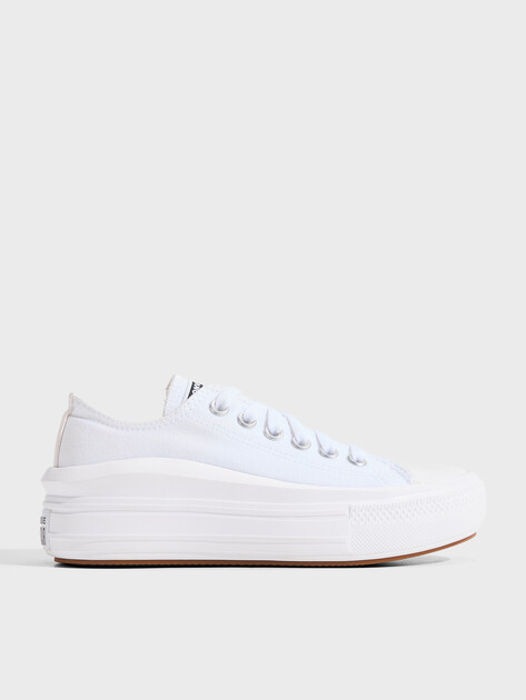 Женские кеды CONVERSE Chuck Taylor All Star Move, Артикул 570257, белый | 2496345. Ракурс 1