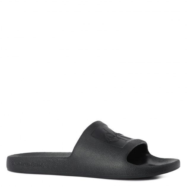 Шлепанцы CALVIN KLEIN JEANS SLIDE MONOGRAM DEBOSSED YW0YW00102 ЧЕРНЫЙ -  купить в Москве | 2530070