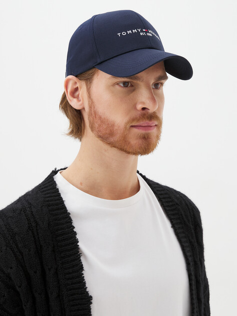 Мужская бейсболка TOMMY HILFIGER TH ESTABLISHED CAP, Артикул AM0AM07352, темно-синий | 2536505. Ракурс 1 Мужская бейсболка TOMMY HILFIGER TH ESTABLISHED CAP, Артикул AM0AM07352, темно-синий | 2536505. Ракурс 1