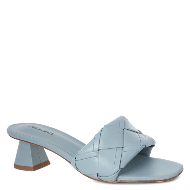 Мюли LOLA CRUZ, Артикул 157Z14BK, серо-голубой | 2564672. Ракурс 1