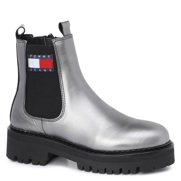 Tommy hilfiger metallic chelsea boot new arrivals