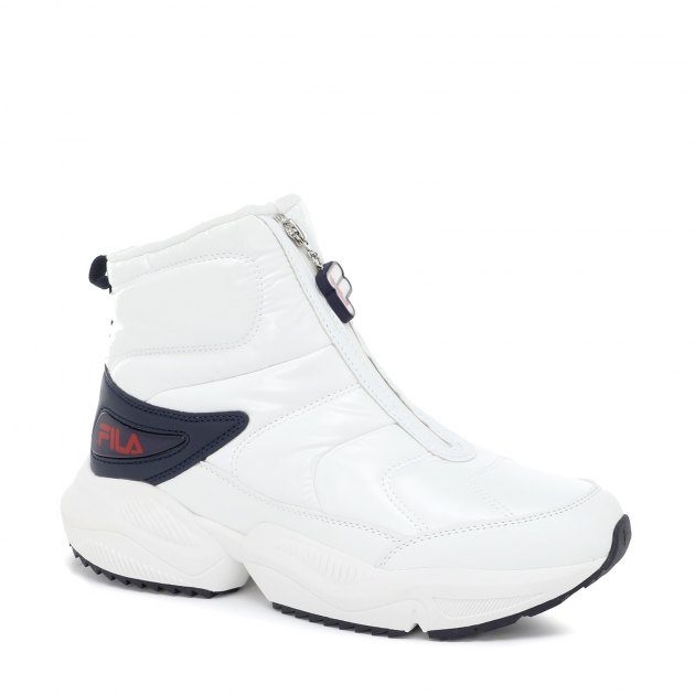 Женские дутики FILA VIRGINIA ZIP PUFFY WNTR W, Артикул VIRGINIA ZIP PUFFY WNTR, белый | 2684263. Ракурс 1
