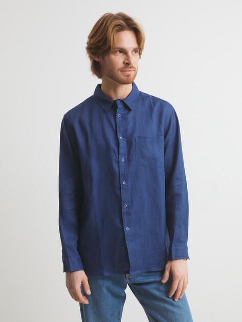 Мужская рубашка MAISON DAVID, Артикул SHIRT, светло-синий | 2768277. Ракурс 1 Мужская рубашка MAISON DAVID, Артикул SHIRT, светло-синий | 2768277. Ракурс 1