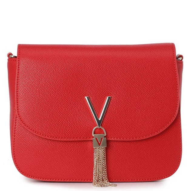 Женская сумка с ручкой VALENTINO DIVINA, Артикул VBS1R404G, алый | 2768377. Ракурс 1 Женская сумка с ручкой VALENTINO DIVINA, Артикул VBS1R404G, алый | 2768377. Ракурс 1