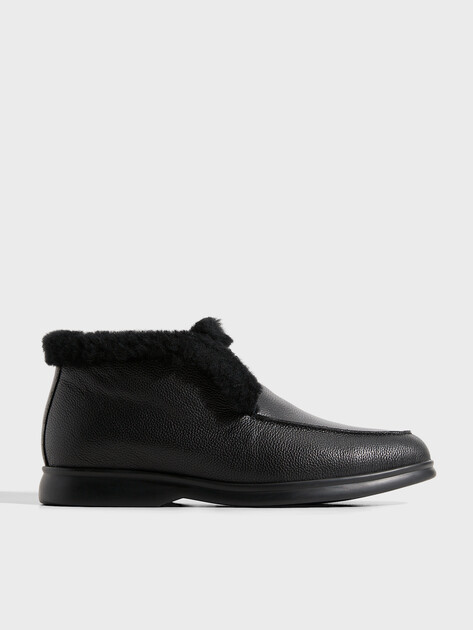 Женские высокие лоферы TENDANCE, Артикул 32055-10F-L, черный | 2798459. Ракурс 1