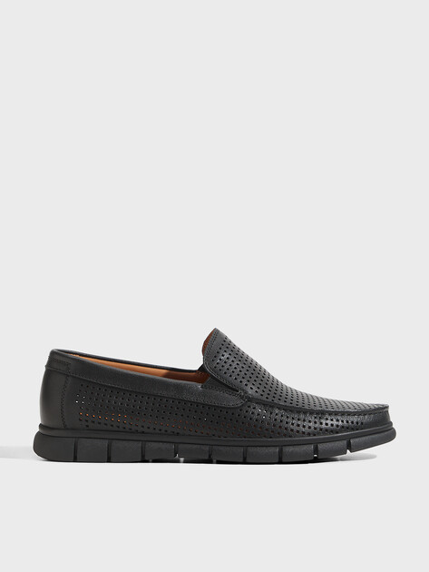 Мужские лоферы TENDANCE, Артикул TSM21069-3, черный | 2814580. Ракурс 1