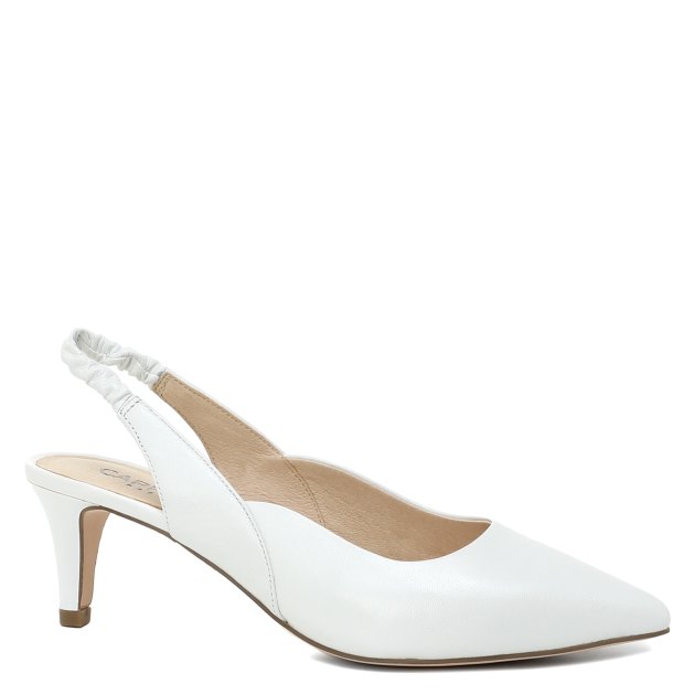 Женские туфли с открытой пяткой (слинг-бэк) CAPRICE GILLIAN, Артикул 9-9-29600-28, белый | 2870296. Ракурс 1