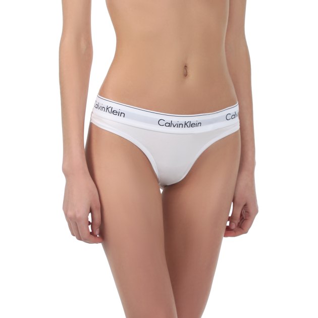 Girl in calvin klein thong store